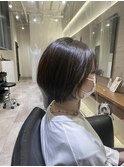 大人可愛い丸みショート