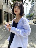 ［OCEAN Hair&Life 水田成美］ほんのりシースルーバングボブ☆
