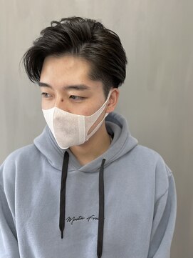 ラポールヘアー(rapport hair) 刈り上げマッシュ×センターパート＊