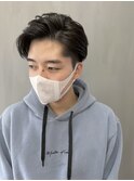 刈り上げマッシュ×センターパート*