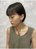 【 C’LD 】お客様スタイル_ワイドバングなまとまるショート
