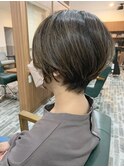 大人まとまりショートボブ/キレイめカジュアル/うる艶髪