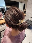 アップスタイル☆ヘアセット/ヘアメイク/渋谷/表参道/外苑前