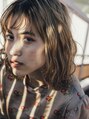 グランツ(GLANZ)&nbsp;てっぱんのワンレンボブスタイルに、イヤリングカラーON！