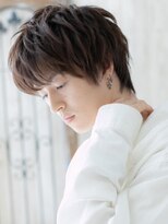 トニーアンドガイ メン 与野駅前店(TONI&GUY MEN)&nbsp;ラフさと重さを演出/ニュアンス感ある無造作耳だしショートf与野