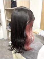 ヘアースタジオ ゼン(hair studio Zen) ピンクインナーカラー