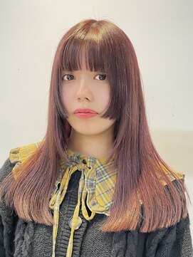 ルシアーアトリエ(Luthier atelier) デザインカット×レッドブラウンカラー