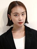 似合わせカット小顔マチルダボブシースルーバング1004