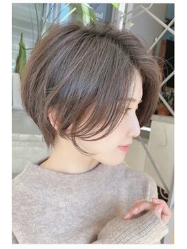 ハローバイシー 仙台(Hello by Sea) 前髪カットで小顔☆髪質改善◎縮毛矯正×ショート[仙台]