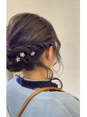 ヘアアレンジ/インナーカラー/イヤリングカラー/デザインカラー