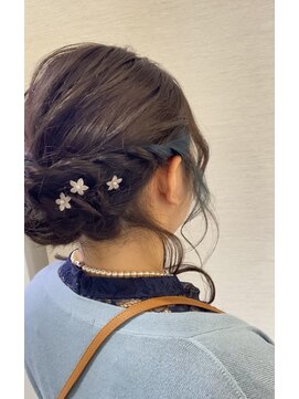 エムウィッシュ(M Wish) ヘアアレンジ/インナーカラー/イヤリングカラー/デザインカラー