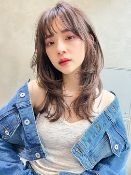 メーヴェ(Mowen) mowen レイヤーカット×スモーキーベージュ