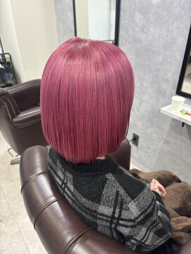 グラッジ 池袋(GLADGE) ピンク×ボブ