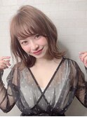 ミルクブラウン/ダークパープル/ナチュラルショート/夏/上尾