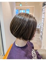 ソル 千葉(Sol) アシンメトリーボブ/白髪ぼかし/髪質改善/脱白髪染め/ハイライト
