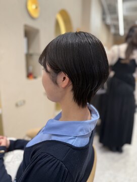 プアメリア 名古屋(Puamelia) ショート/くびれショート/ダークグレージュ/髪質改善