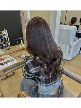 ミラシィ 成田(Mirashy) ハイライトカラーミルクティーベージュレイヤーカット