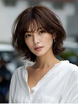 アルトリスト(Altruist Aging×HAIR&SPA)&nbsp;★ダークアッシュ大人ガーリーボブ着物似合わせカット/髪質改善