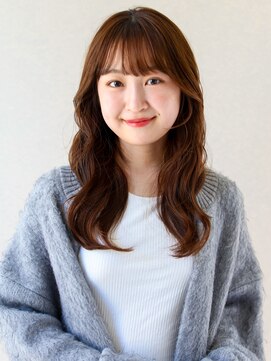 ヘアサロン ガリカ 表参道(hair salon Gallica) 韓国風ゆる巻きロング×波巻き×メープルブラウン