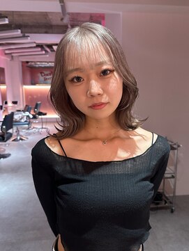 ダズリングディア(Dazzling Deer) ミルクティーグレージュ/ミルクティーカラー/夏/韓国巻き