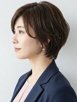 ビュートリアム265(BEAUTRIUM 265)&nbsp;40代/50代/60代ひし形小顔ショートボブ絶壁解消白髪ぼかし△56