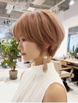 アイドットプラス 表参道(i.+omotesando) 前髪小顔ハイトーンカラー大人ショートボブヘア20代30代40代