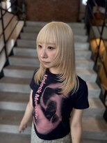 if&nbsp;抜きっぱなしブロンド/顔まわりレイヤーカット