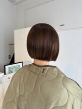 kaho推しスタイル【首が綺麗に見えるbob】【今っぽい雰囲気のlayer】
