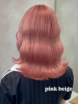 ベレーザ 渋谷(BELEZA) 15941ブリーチ＆ダブルカラー渋谷モーヴピンクパールベージュ