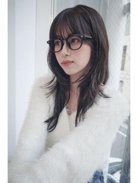 クイ(quii) ★巻ける!韓国レイヤーハッシュカット/冬暗髪顔周り