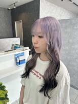 グランデ リー(GRANDE ly)&nbsp;ホワイトパープル×エンドカラー