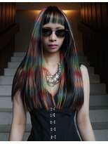 PELE原宿/ブリーチなしダブルカラー/ハイトーン/ケアブリーチ【３月上旬OPEN(予定)】&nbsp;着物ヘア/ダークアッシュ/ミディアムレイヤーカット/原宿