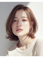 エトネ ヘアーサロン 仙台駅前(eTONe hair salon) ミディアムボブ 20代30代40代