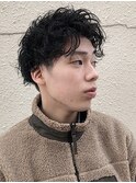 (メンズパーマ　スパイラル/あびこ/20代/30代/40代)