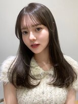 ノイ 銀座(noi)&nbsp;顔周りレイヤーカットロングレイヤーボブ韓国ヘアハッシュカット