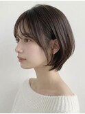20代30代40代50代/首元すっきり小顔ショートボブ