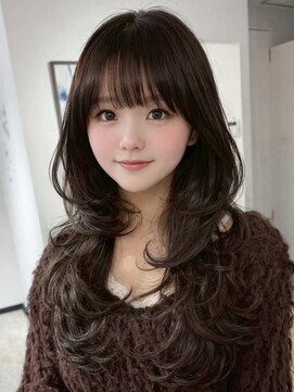エトワ 中央店(etoi) 大分韓国かき上げレイヤーカット大人レイヤー顔まわりレイヤー
