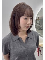 シラフ(SHIRAF)&nbsp;layer bob × moca brown