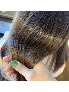 ピースリーヘア バイ カーサ(peathree.hair by CASA) 水素（酸熱）トリートメント×ハイトーン