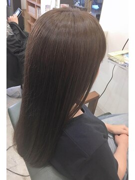 カキーン(cakeen) 潤つや天使の輪トリートメントでサラサラ×ダークグレージュ★