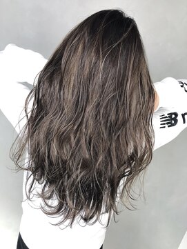 エイト 博多店(EIGHT hakata) 【EIGHT博多】nabe_long_バレイヤージュsliver BEG★