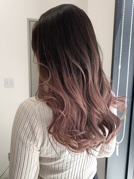 エイト 博多店(EIGHT hakata) 【EIGHT hakata】平島拓也__ピンクベージュグラデーション