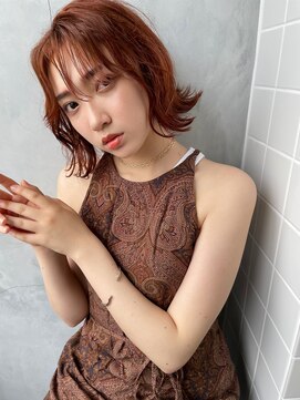 ティティ(TiTi) キャラメルベージュボブショート[TiTi_栗林れい]