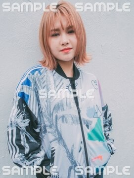 ヘアー アークス 上大岡店(hair ARKS) ピンク系ハイトーンボブARKS上大岡