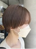 マッシュショート×アッシュブラウン
