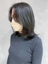 アルバム 渋谷パルコ(ALBUM) オリーブブルージュレイヤー_グレージュカラーボブ_ba379271