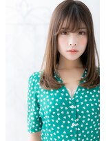 ヘアスタジオ ガロウ(hair stuido garou)&nbsp;黒髪/グレーベージュ/レイヤーロング/前髪パーマ/盛岡12