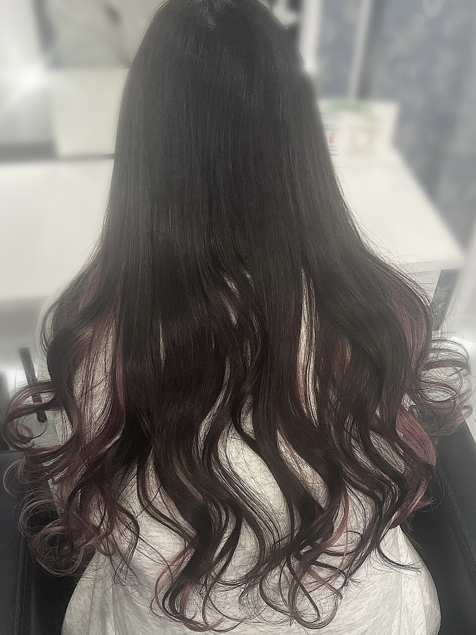 レターパック 1B/70シールエクステ 黒髪ヘアーに！ - ウィッグ
