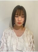 タッセルボブ パッツンボブ 顔まわりレイヤー 福井美容室