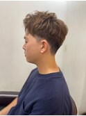 MEN'SHAIRアッシュブラックベリーショートダークアッシュ